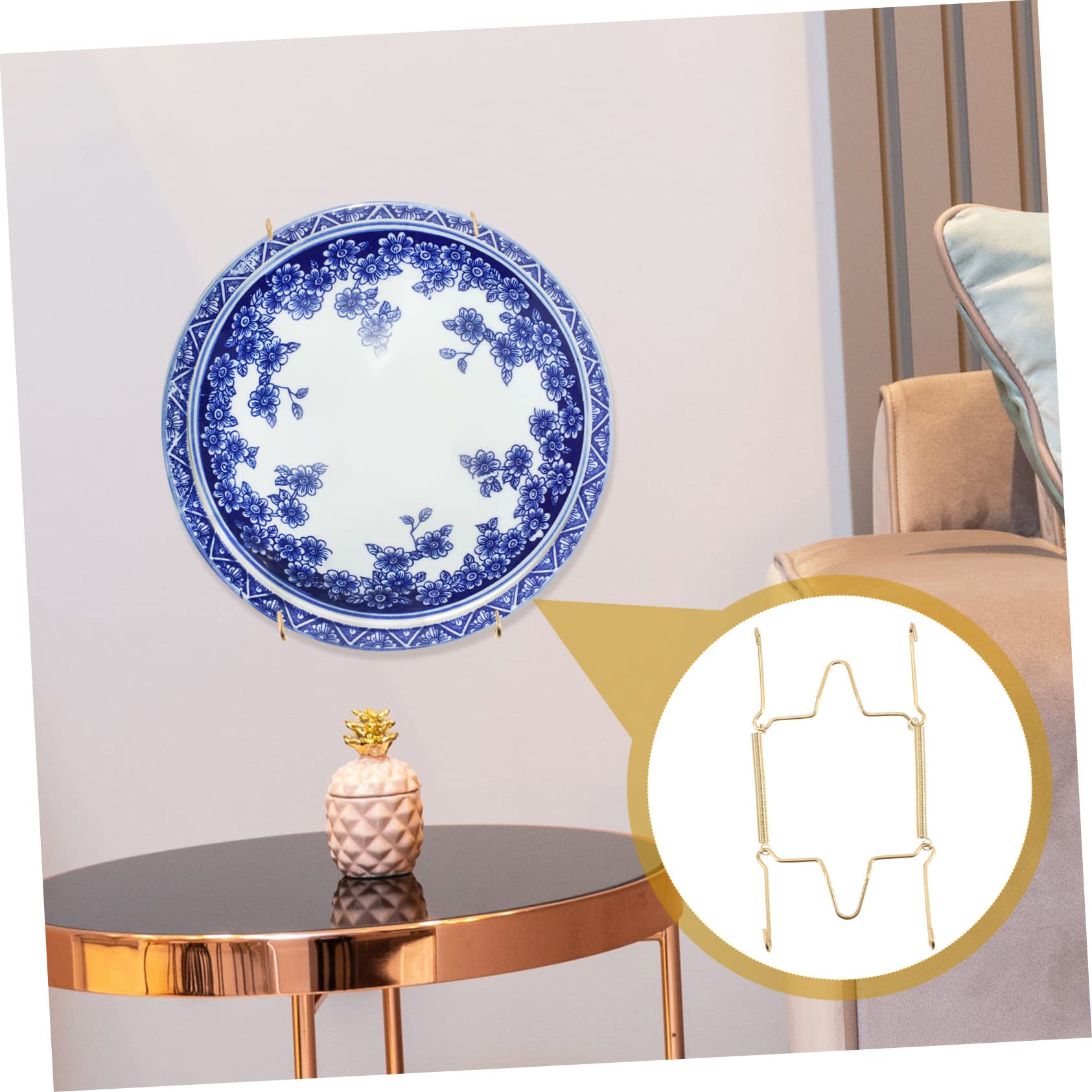 VASDEV 30 Piezas Soporte para Platos Ganchos en Forma de s de Acero Inoxidable Ganchos montados en la Pared Soportes para Platos Verticales Gancho para Colgar Platos Ganchos para Colgar p