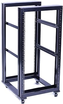 22U 4 Post Open Frame 19inch Data Network It Server/Audio Rack 31" Deep UL Certified
