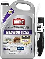 Ortho Home Defense Max Bed Bug, Flea and Tick Killer with Comfort Wand, Bed Bug Spray, Kills Bed Bug Eggs, Fleas and Ticks, 1 gal.