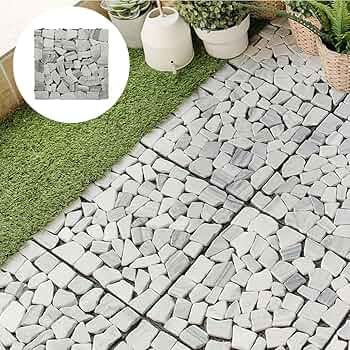 オシャレ　ストーン　タイル　ベランダタイル オシャレ ストーン タイル ベランダタイル オシャレで施工性も