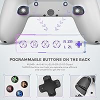 Vista 4 de Controlador de interruptor, controladores inalámbricos Pro para SwitchSwitch LiteSwitch OLED, ECHTPower Switch Remote Gamepad con Joystick