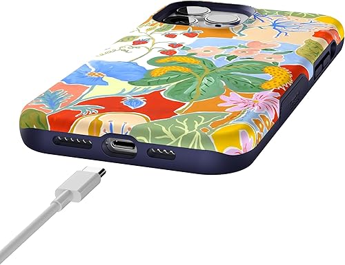 Miniatura 809 de Casely Funda para iPhone 13 Pro Max Jardín dorado Floral de girasol amarillo Compatible con MagSafe Diseño protector audaz Jardín Dorado