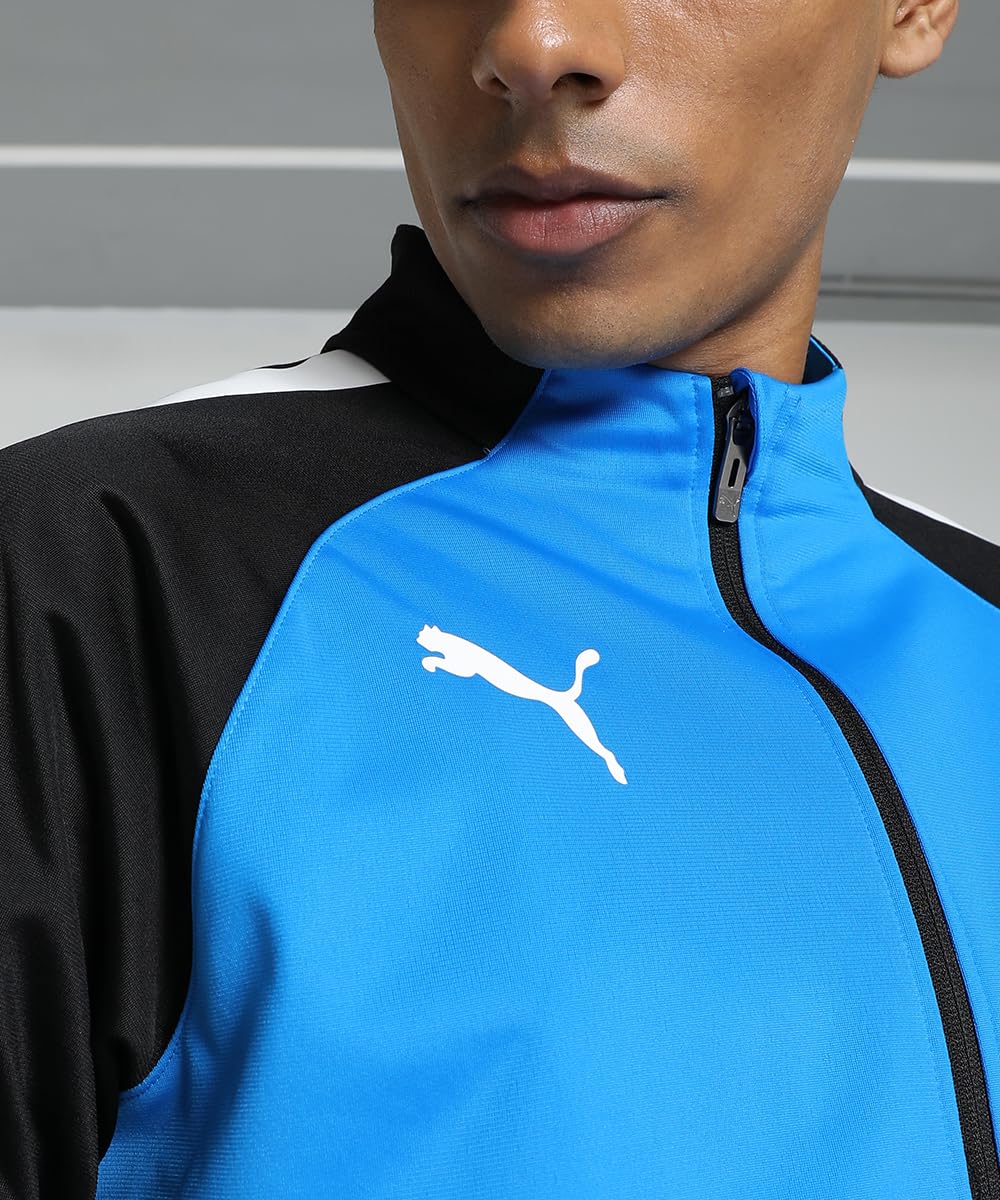 Puma Mens teamLIGA Training Jacket, Electric Blue Lemonade-Black, M (65723402) 1