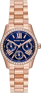 Lexington Lux Multifunción Rosa Tono de Acero Inoxidable Reloj Pulsera (Modelo: MK4926)