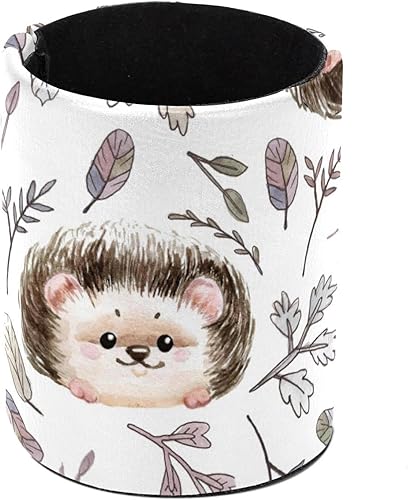 Soporte para bolígrafos de gran capacidad para escritorio, organizador de vasos de lápiz de erizo para oficina, aula, hogar, soporte para brochas de