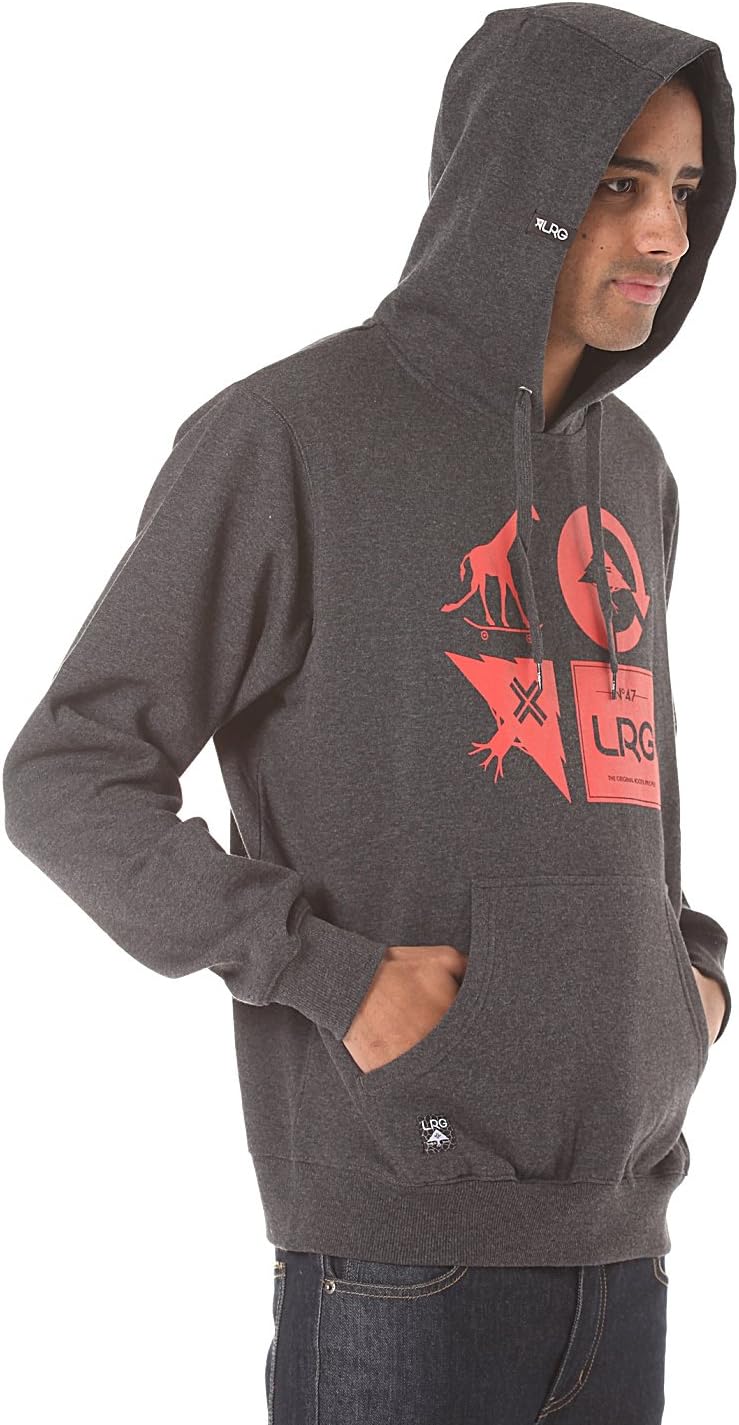 LRG Men's Research Collection Logo Mash Pullover Hoodie