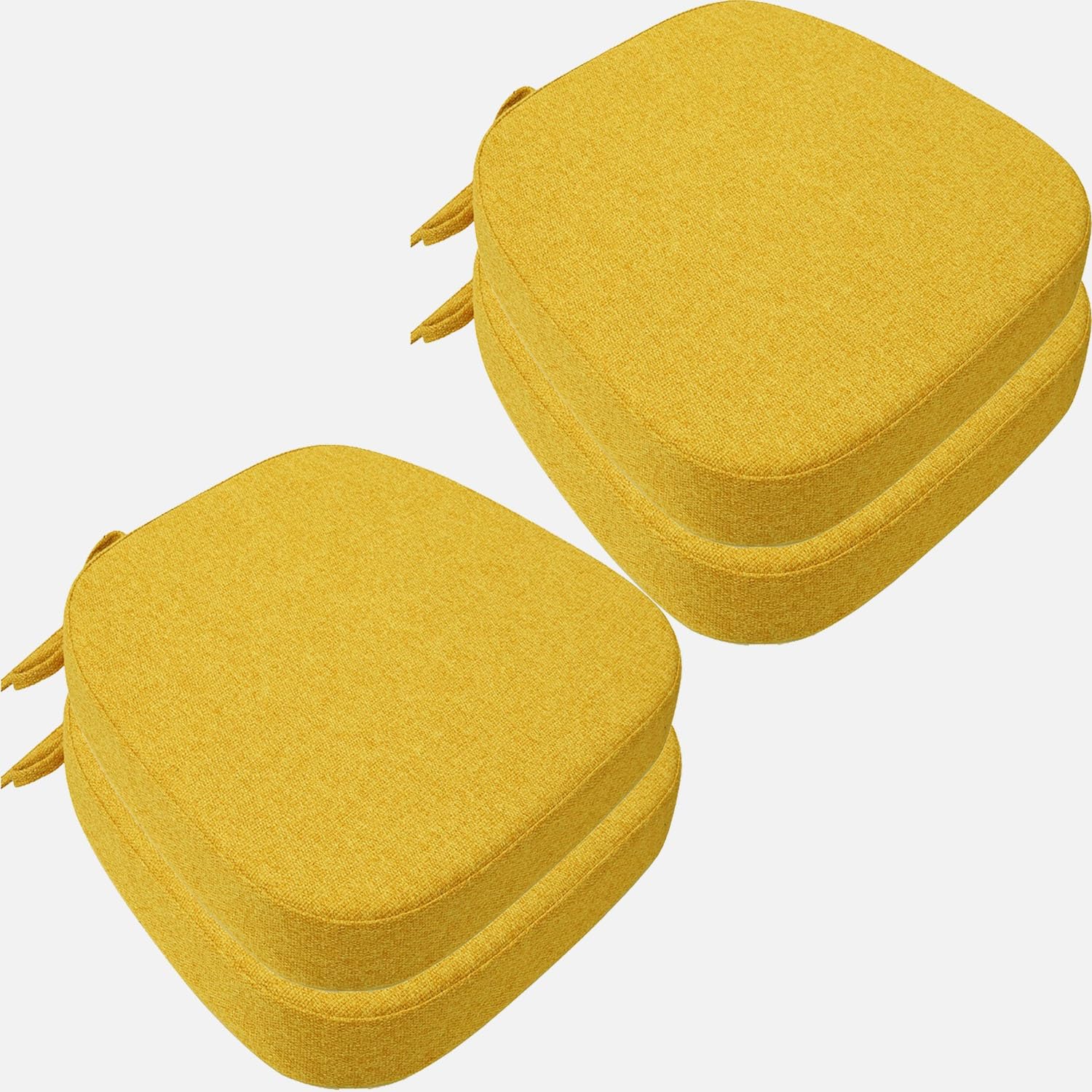 Coussin de chaise antidérapant en lot de 1, 2 ou 4 pour cuisine et salle à manger