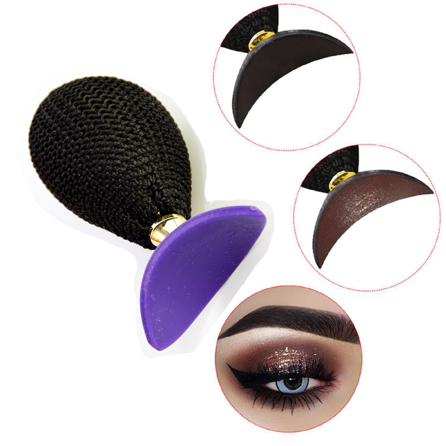 Healthy Care Lazy Eyeshadow Stamp Crease Lazy Eyes Makeup Draw Tool make precise