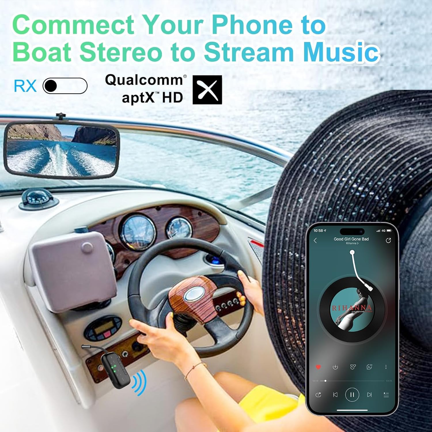 Émetteur-récepteur Bluetooth 2 en 1 2025 amélioré pour Avion, TV, PC, Salle de Sport, Interrupteur, Prend en Charge 2 AirPods/Casques ; récepteur Bluetooth pour Voiture/stéréo Domestique