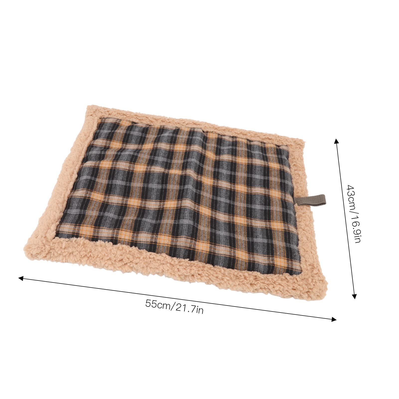 Cat Beds, Quilted Faux Fur Reflective Bed Mat Self Warming Pet Pad Soft Plush Washable Self Heating Cat Dog Mat for Dogs Cats Pets