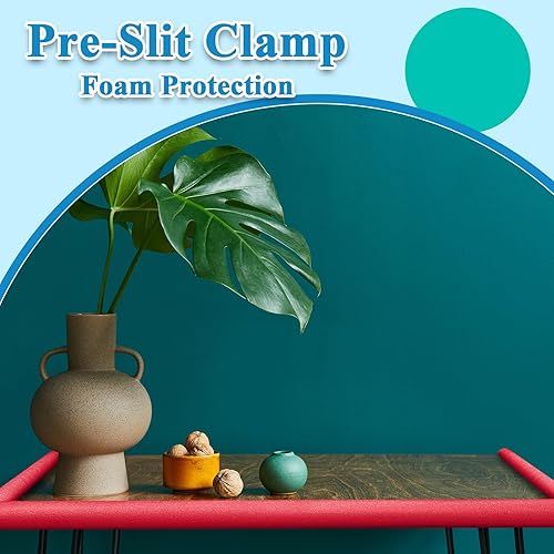 Miniatura 9 de Hanaive - 4 fideos de piscina jumbo de 40 pulgadas, fideos de piscina a granel, abrazadera previa a la abertura, tubo de espuma de protección de