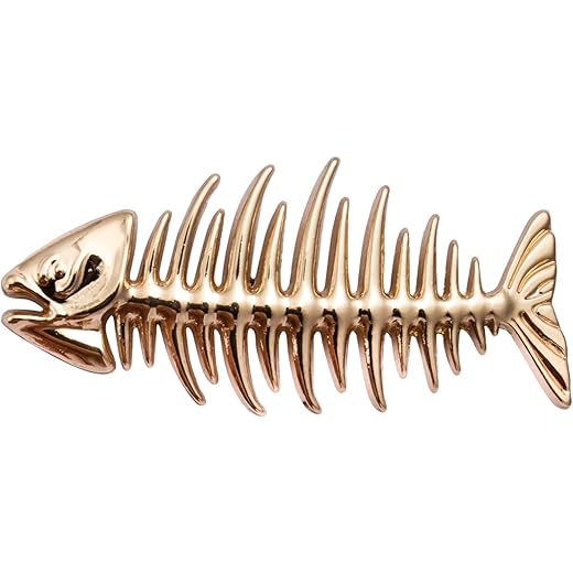 Metalic Fish Lapel Pin Brooch