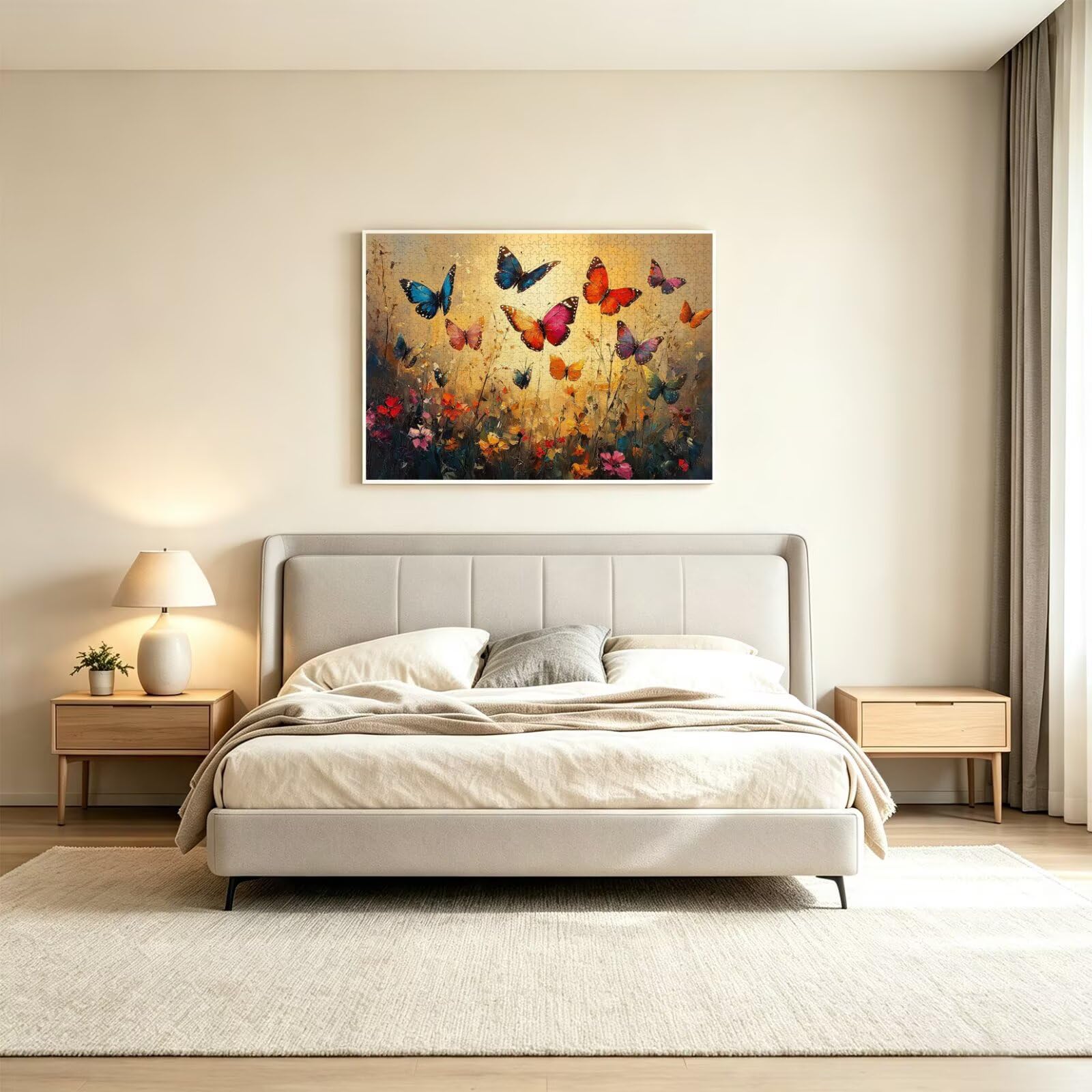 3000 sztuk puzzli dla dorosłych gry rodzinne, motyw motyla n-234