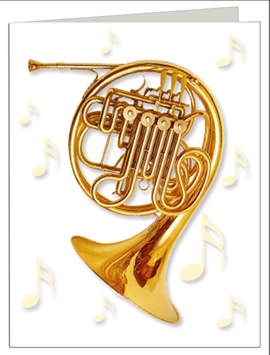 French Horn Note Cards Handmade Products