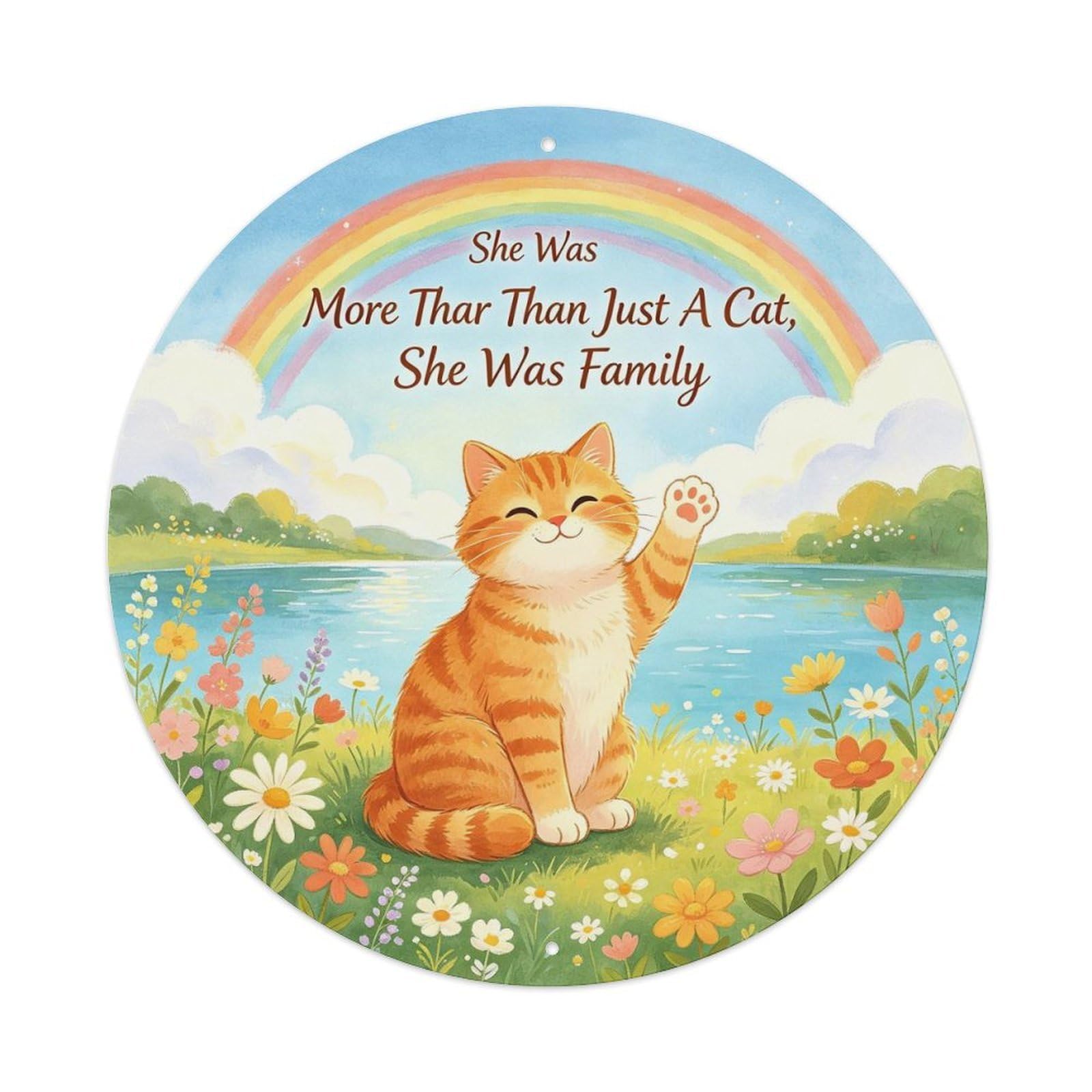 She Was Family Metal Tin Sign Plaque