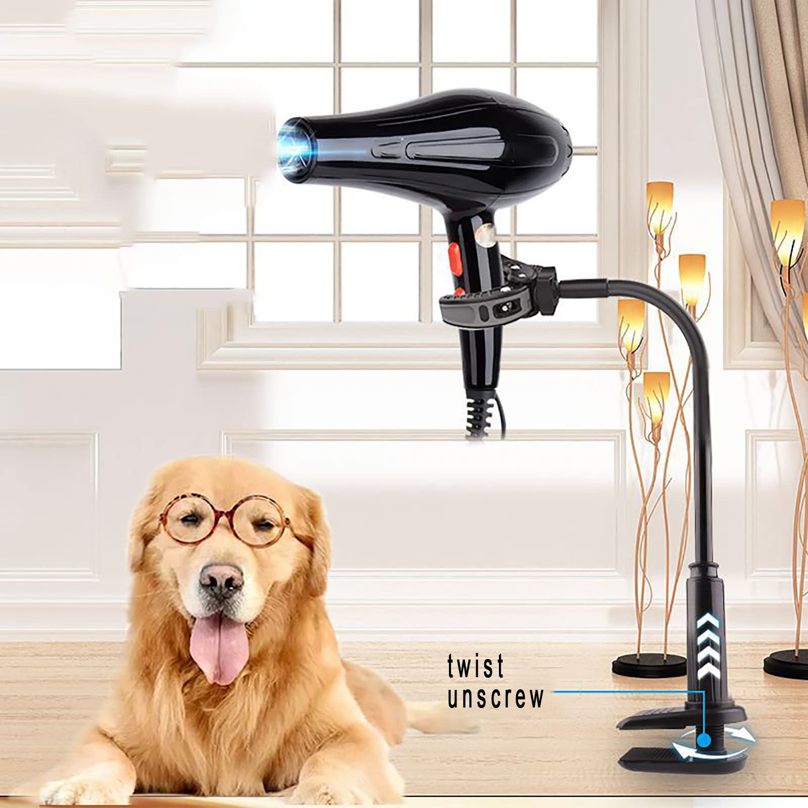 Mascotas Secador De Pelo Peluqueria Canina Turbina De Secado Para