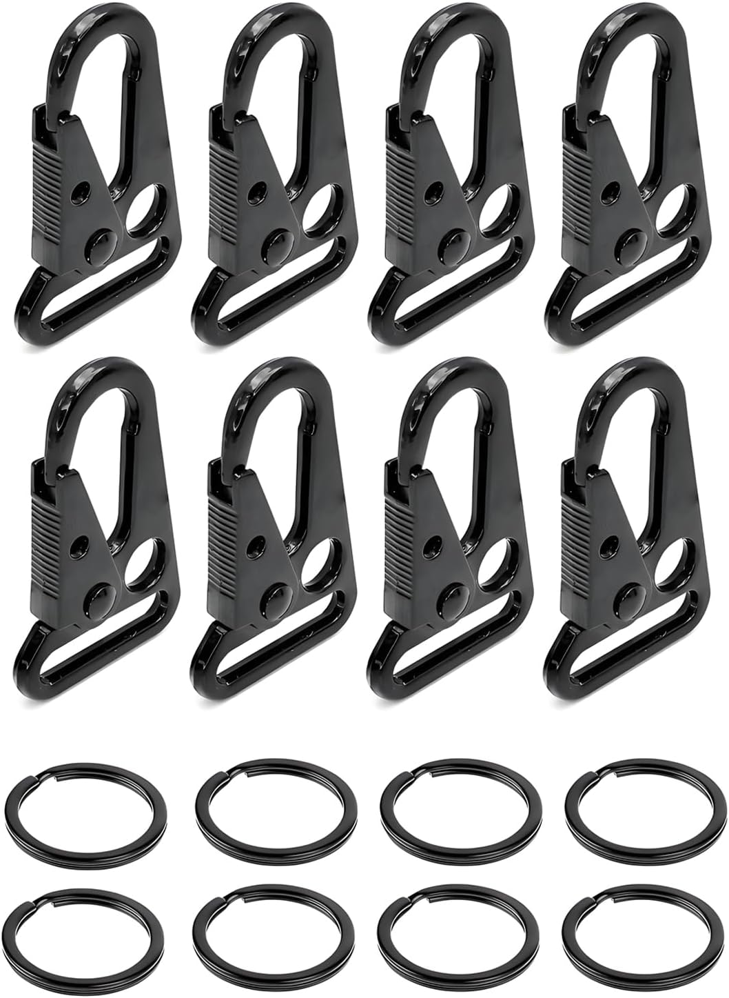 LUYADIN 8 Sets Metal Tactical Snap Hook Heavy Duty 1