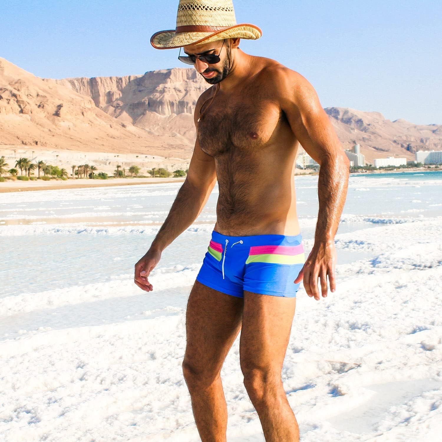 Taddlee Sexy Swimwear Men's Swimsuits Swim Boxer Briefs Square Cut Bathing Suits - Image 4