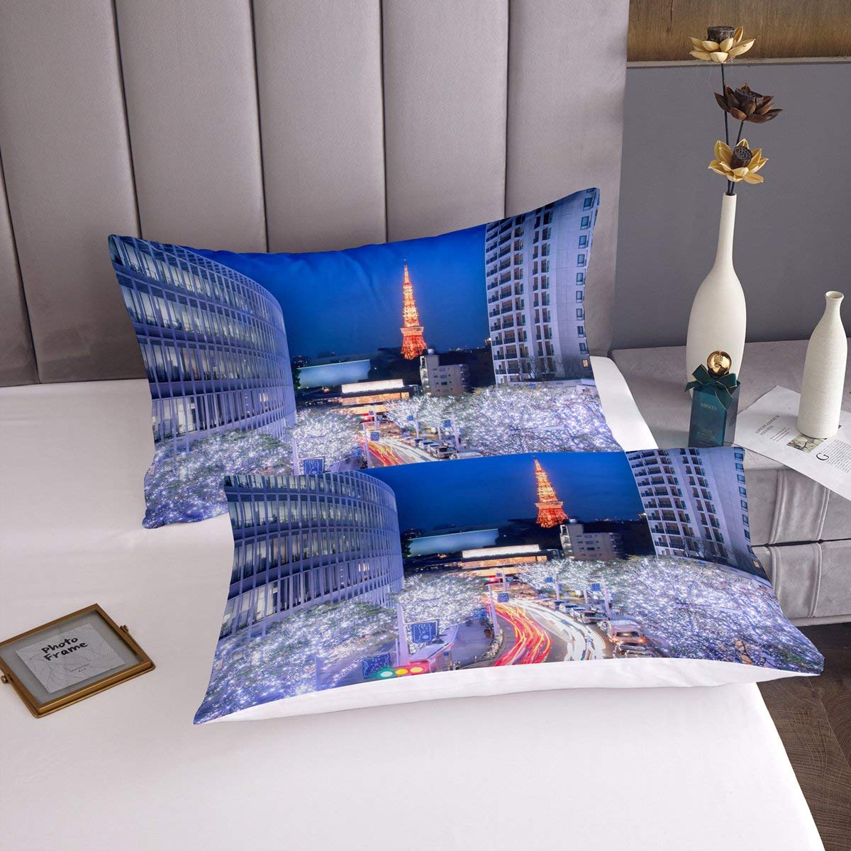 Set Biancheria Letto 5 Pezzi Per Bambini E Ragazzi - Spazio E Stelle Che Si Illuminano Al Buio - Piumino Singolo Con Federe E Lenzuola