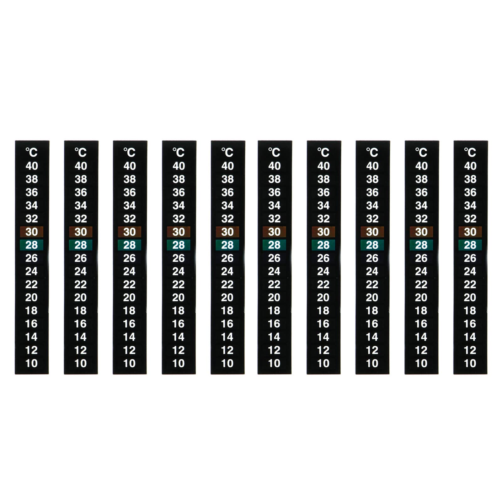 Aquarium Sticker Thermometer Precise Measurement of for Tank Temperature for Ideal for Fish Shrimps & Install Brewing Thermometer