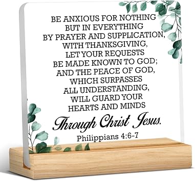 Inspirational Christian Gift for Women Men, Religious Christian Gifts