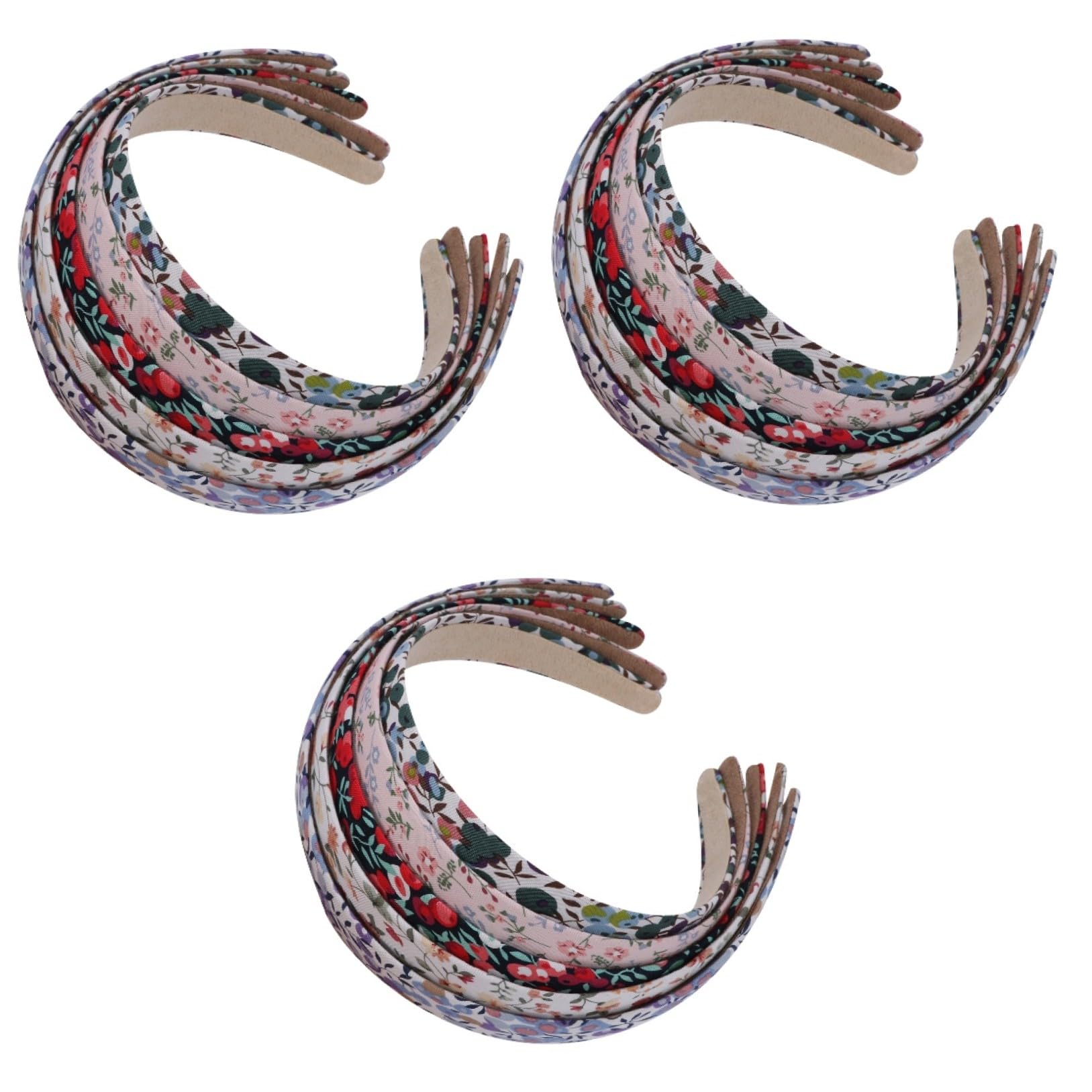 Beaupretty 15 Piezas Diadema Floral De Tela Diademas De Entrenamiento Para Mujer Diademas De Yoga Para Mujer Pinzas Para El Cabello Diademas De Pelo Prensado Cueva Del Pelo Simple