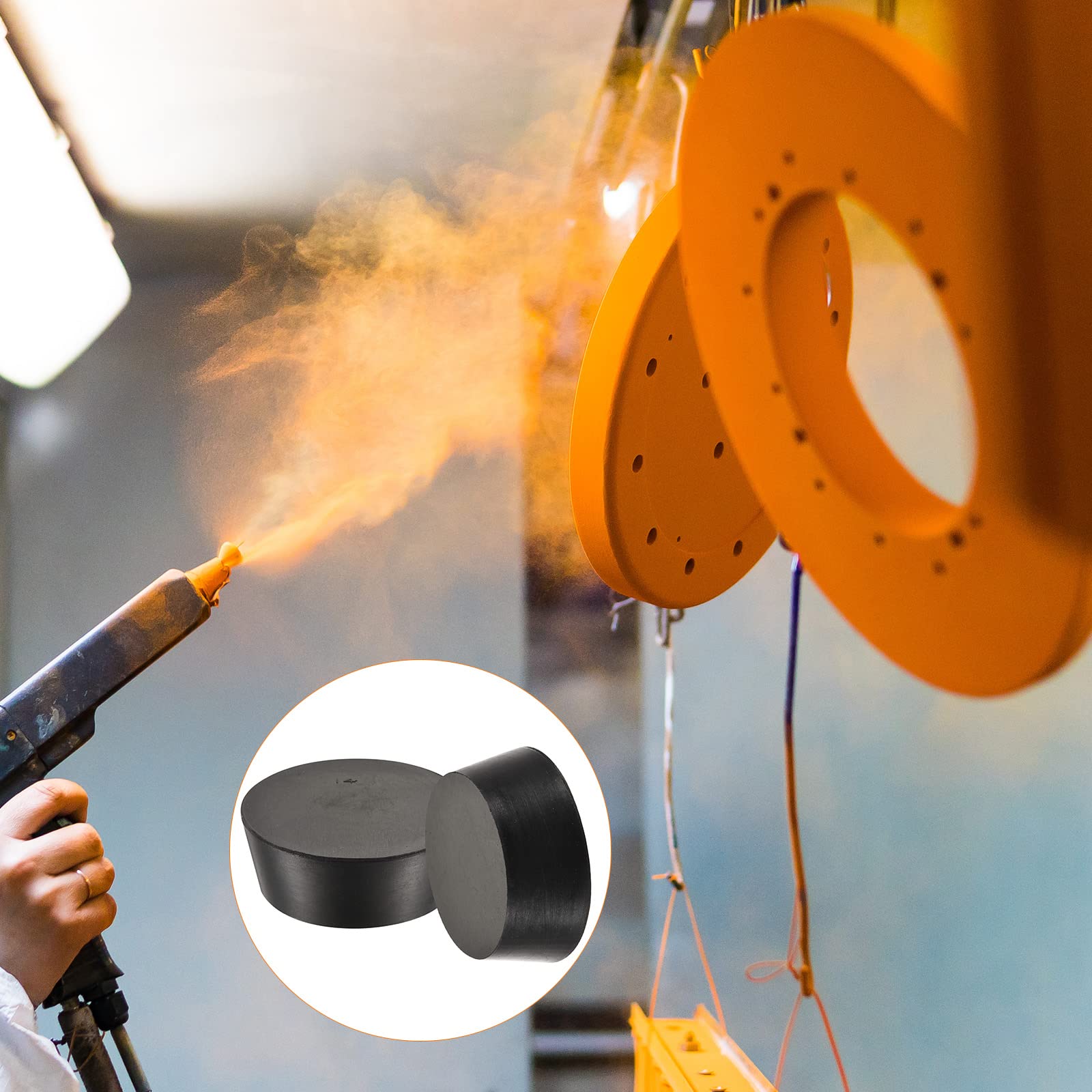 YOKIVE Gummi Stopper 3er-Set - Konische Stopfen 75-90mm Für Labor & Industrie