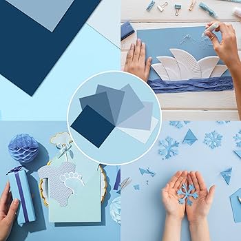 Amazon.com : Generic AnyDesign 60 Sheet 8.5 x 11 Inch Blue