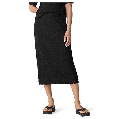 Eileen Fisher Bubble Jacquard Straight Skirt Women