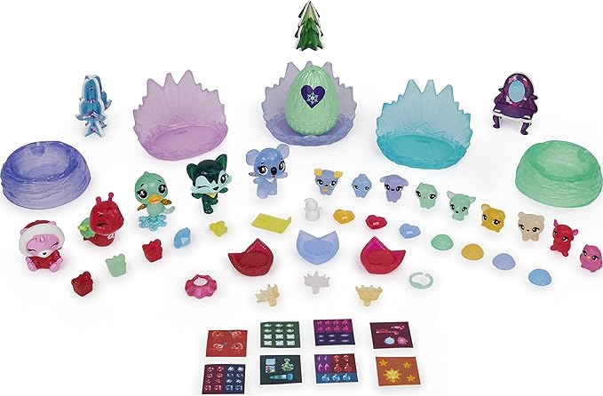 Hatchimals à Collectionner 6044284 Calendrier De L Avent 2023 Hatchimals 6044284 Colleggtibles Crystal Christmas Advent Calendar With 15  Exclusive Collectable Figures And More Than 24 Surprises: Amazon.de: Toys &  Games