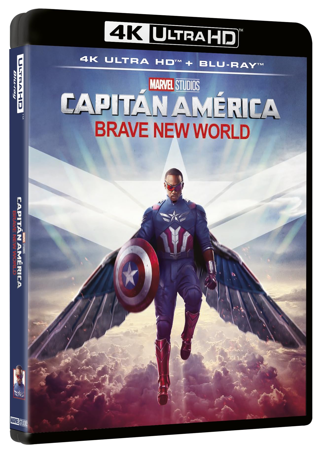 Capitán América Brave New World edición cinematográfica premium en formato 4K UHD