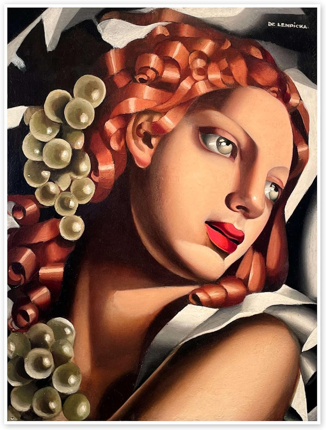 Waeta Rnvzx Tamara De Lempicka Posters《Brilliance 》Girls Canvas Wall Art Famous Painting Tamara De Lempicka Prints For Home Decor Picture 40x60cm No Frame