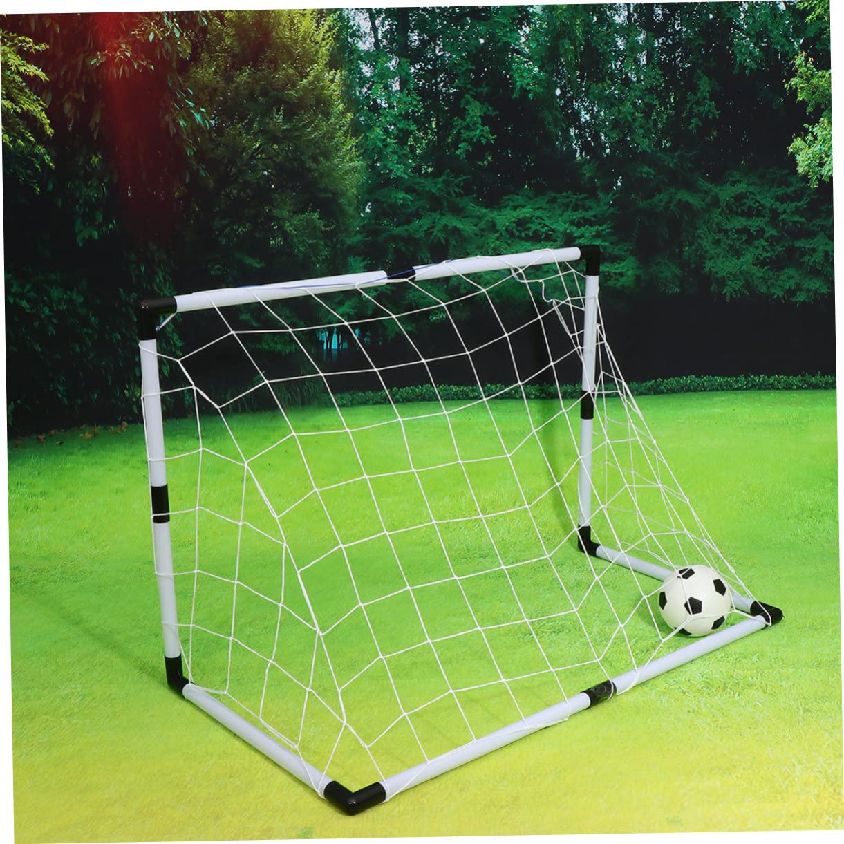 BELLIFFY Backyard Soccer Game 92cm Football Playing Net Replacement Net for Football Pp Woven Mesh Gate