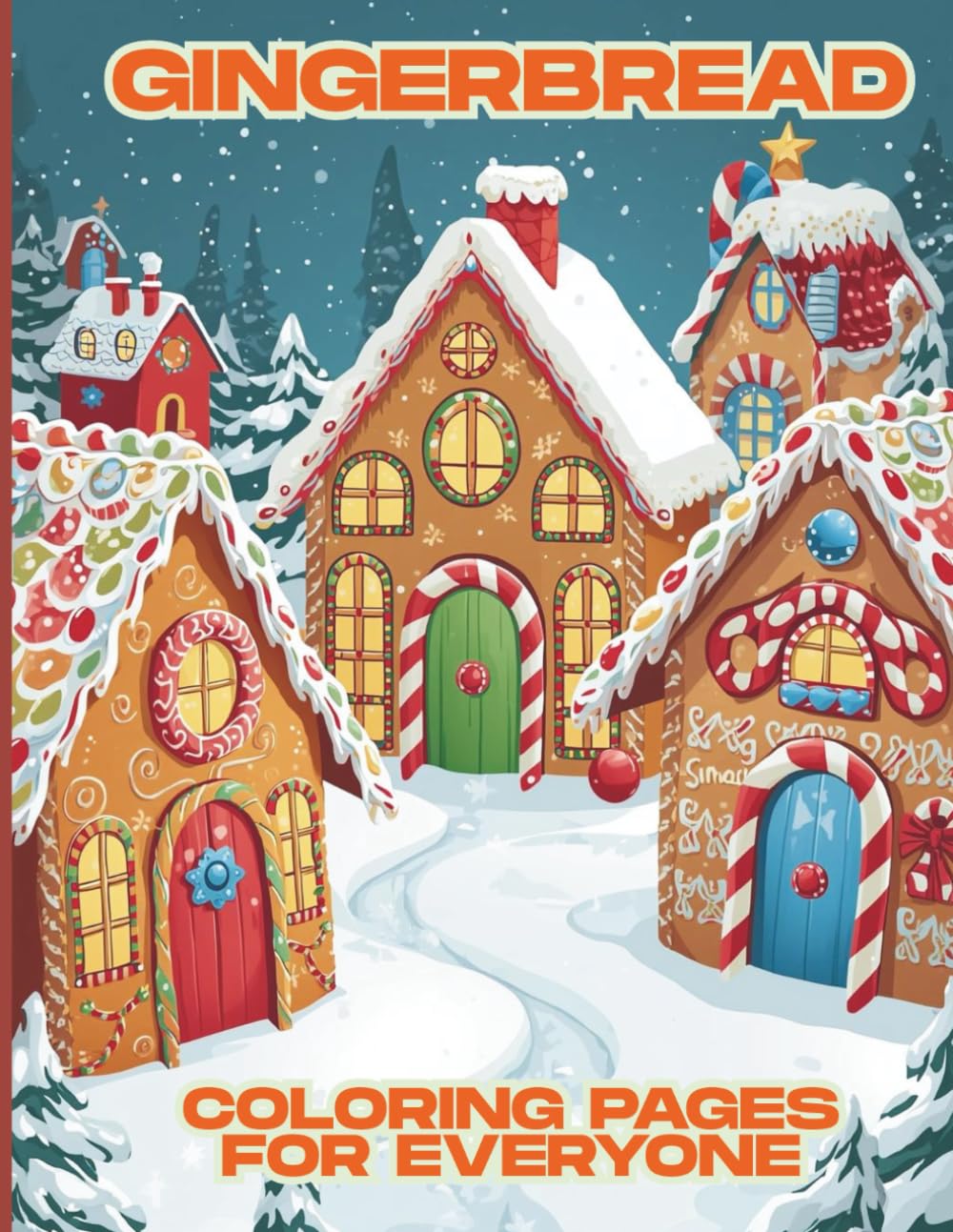 Gingerbread Coloring Pages for Everyone: Christmas patterns full of joy and magic
