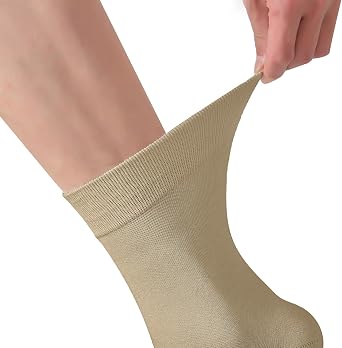 WANDER Mens Dress Socks Cotton Thin Lightweight Breathable 6/8 Pairs