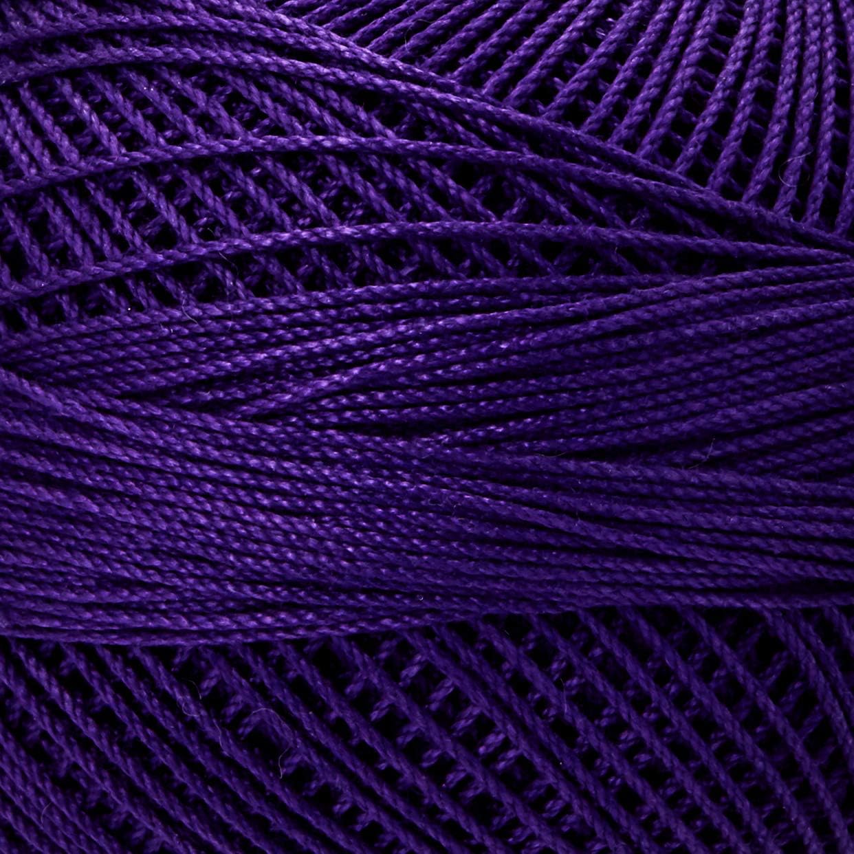 Handy Hands Lizbeth Cordonnet Cotton, Size 10, Dark Purple