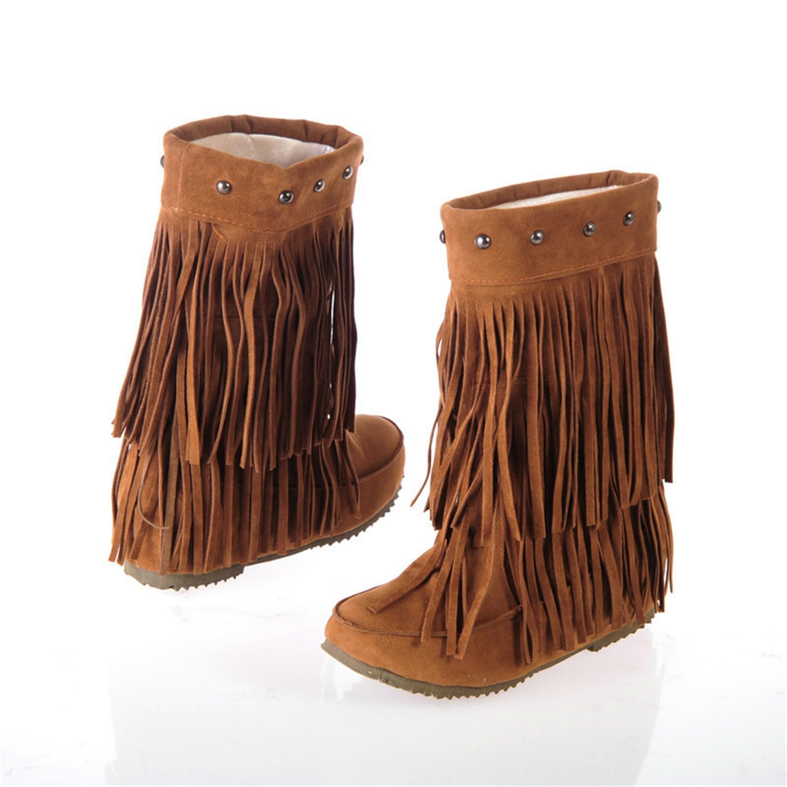 Cocila Botines Casuales De Mujer Con Punta Redonda Y Tacón Grueso Color Liso, Plana, A La, Botas Cremallera Militares Baratas Altas Invierno Ante Barefoot Piel Tacon Fino Bajo Azul Marino