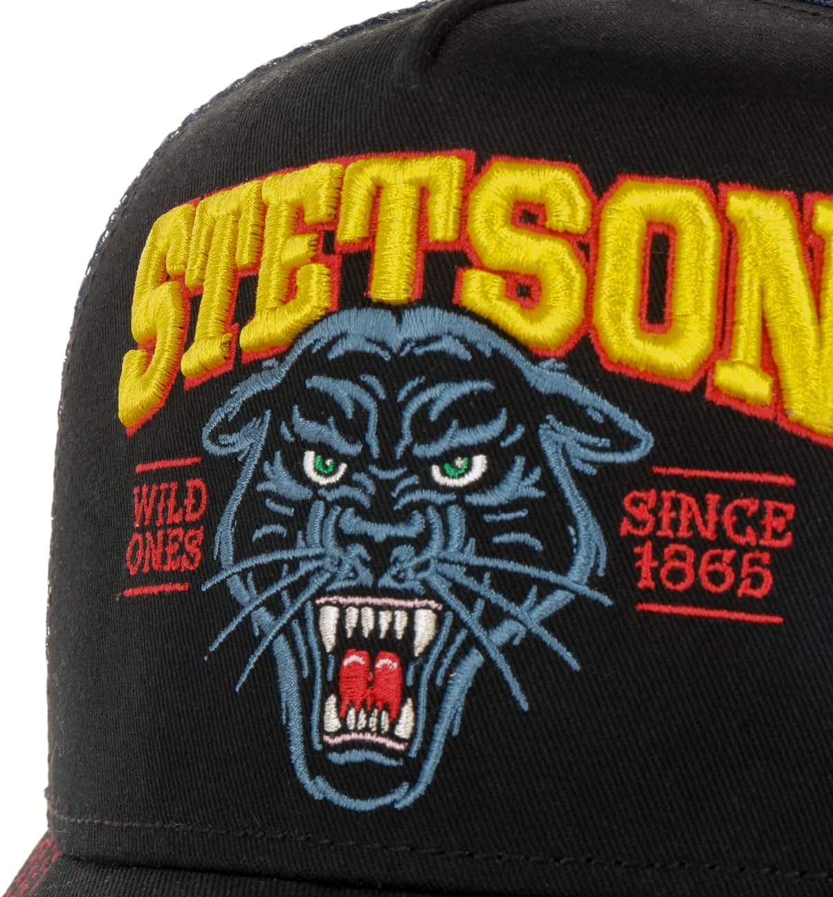 Stetson Wild Ones Trucker Cap Mesh Snapback Baseball 100% Cotton Unisex Summer - Image 8