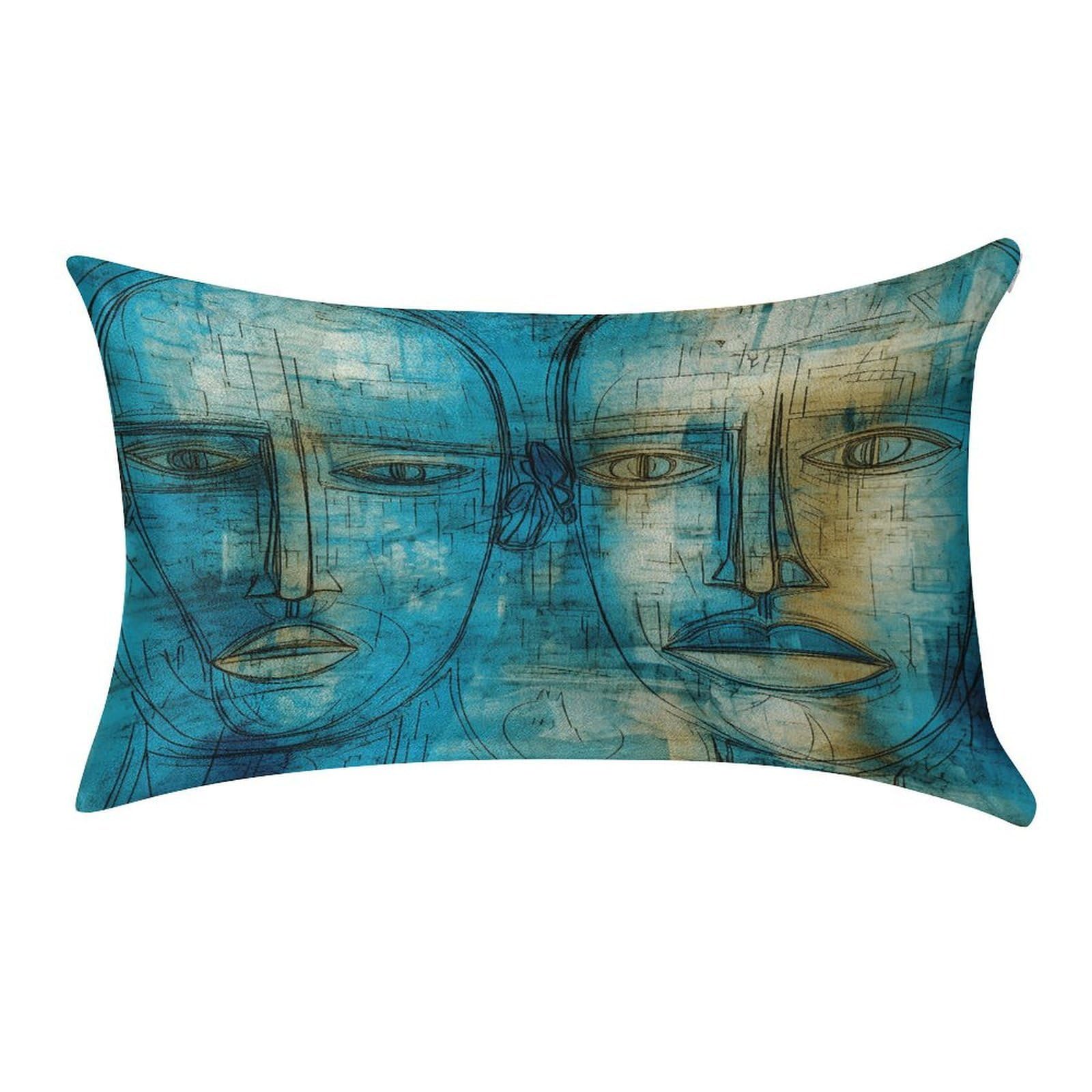 Btcowzrv Style Hand Drawn Emoticons Pillow Cover Pillow Case Pillowcase