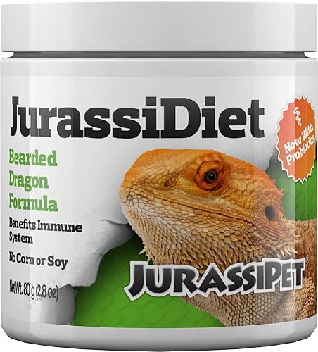 JurassiDiet - Dragón barbudo, 80 g  2.8 oz.