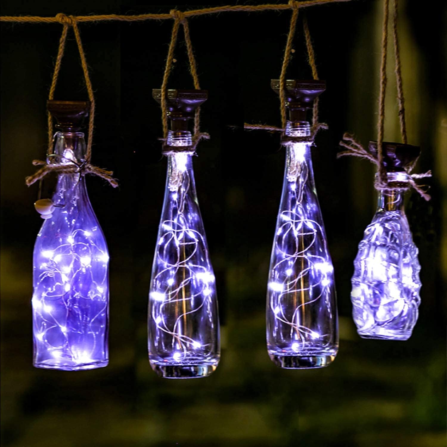 Toifucos 6 Pack Solar Wine Bottle Lights - Image 3