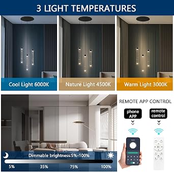 Modern LED Chandelier 30 Lights - Dimmable Spiral Crystal Fixture for Living Room, Entryway, Staircase, Foyer & Dining Room - Elegant Gold Bubble Design (Black 3 lights)