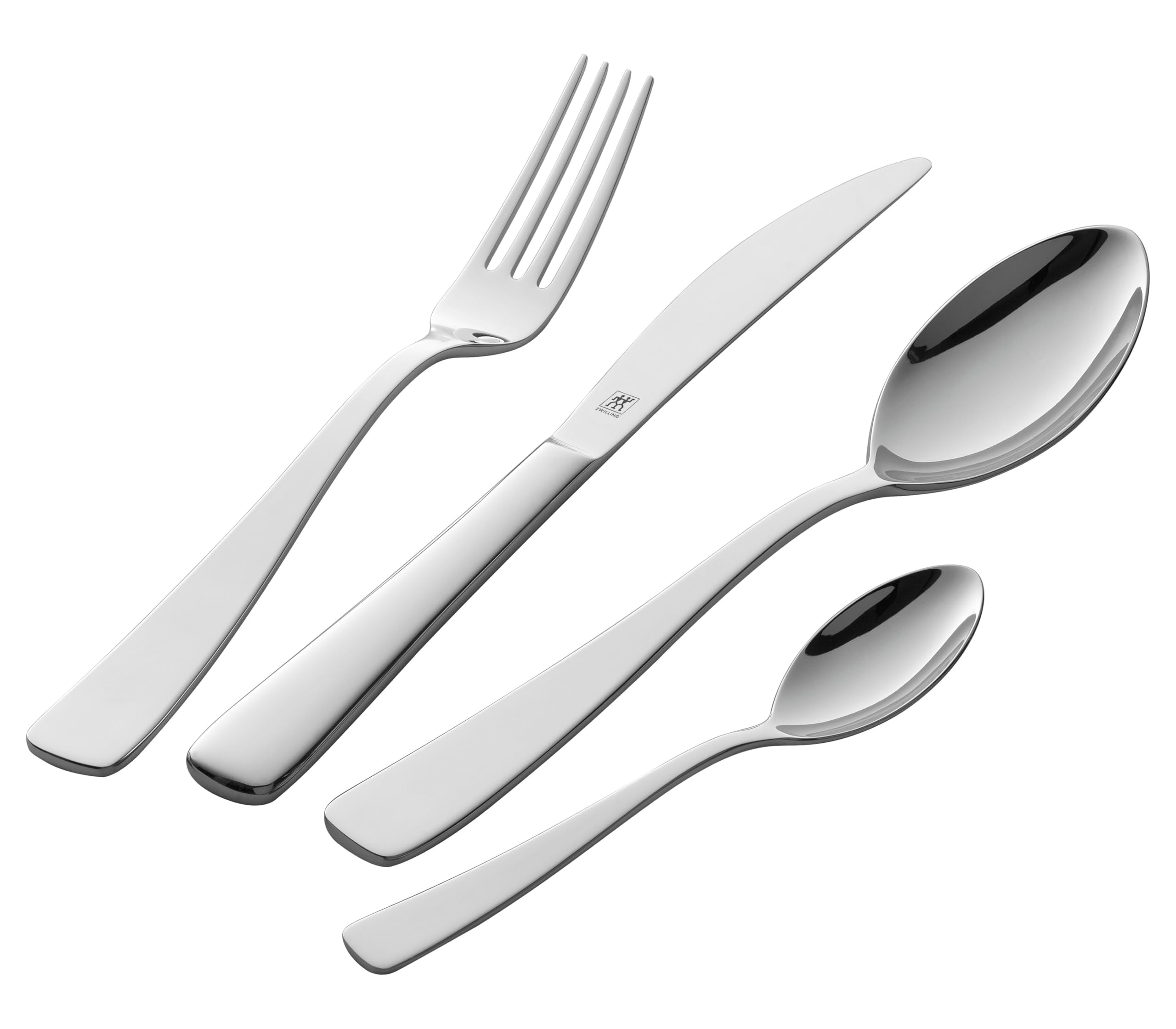 ZWILLING Soho Besteck-Set 68-teilig, Für 12 Personen, Spülmaschinengeeignet, Edelstahl, Poliert, Silber