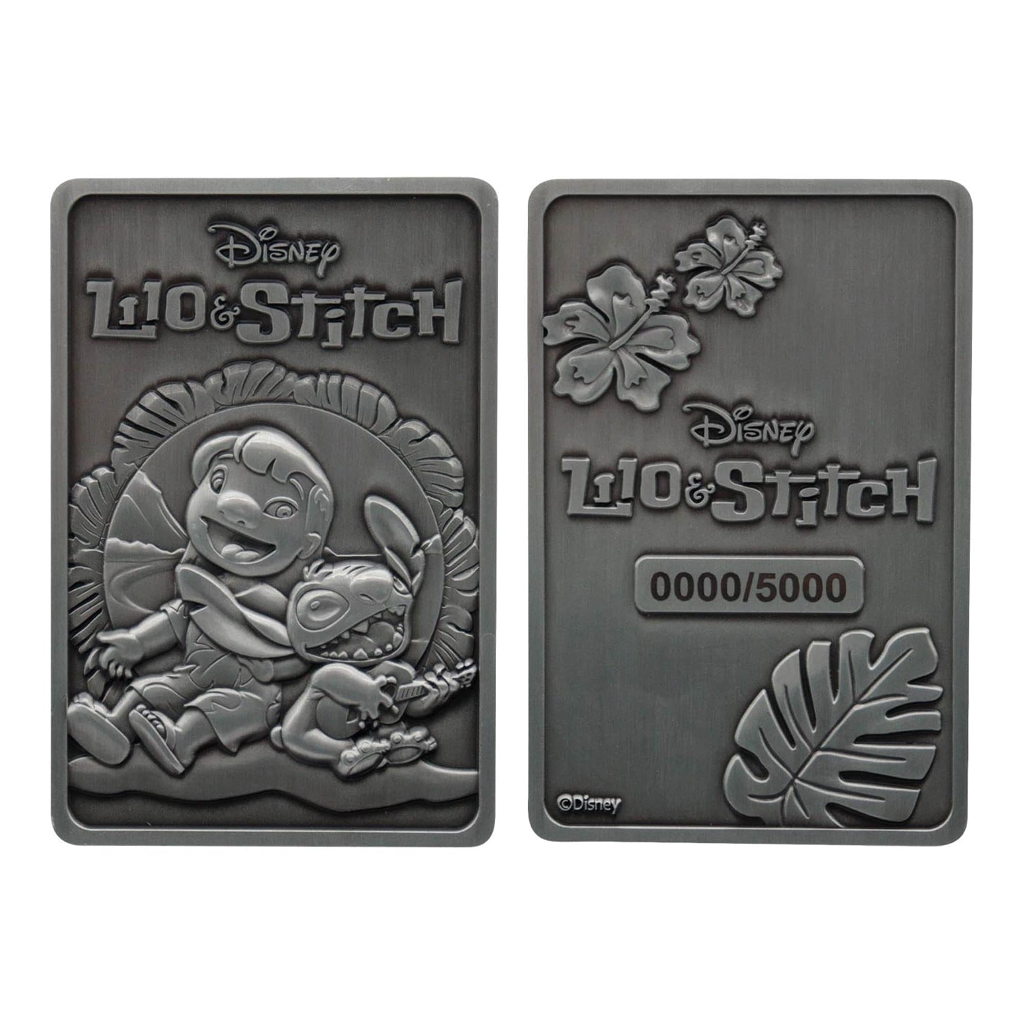 Disney Lilo & Stitch Collectible Metal Ingot in Metallics