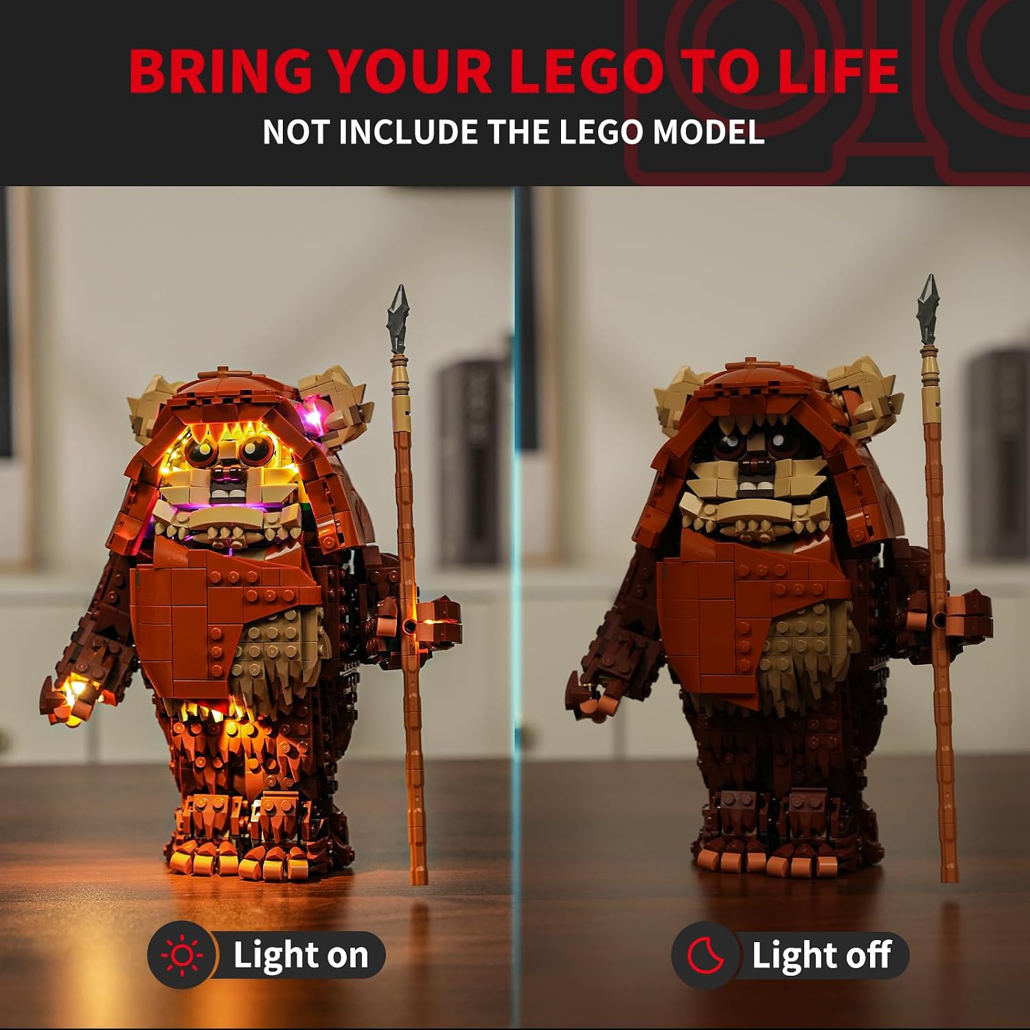 BRIKSMAX 2.0 Light Kit Compatible with Lego Star Wars Wicket The Ewok 75430 Building Sets- LED Lighting Kits (Accessories Only), Cable-Hiding Tech for Display, Gifts & Collectors