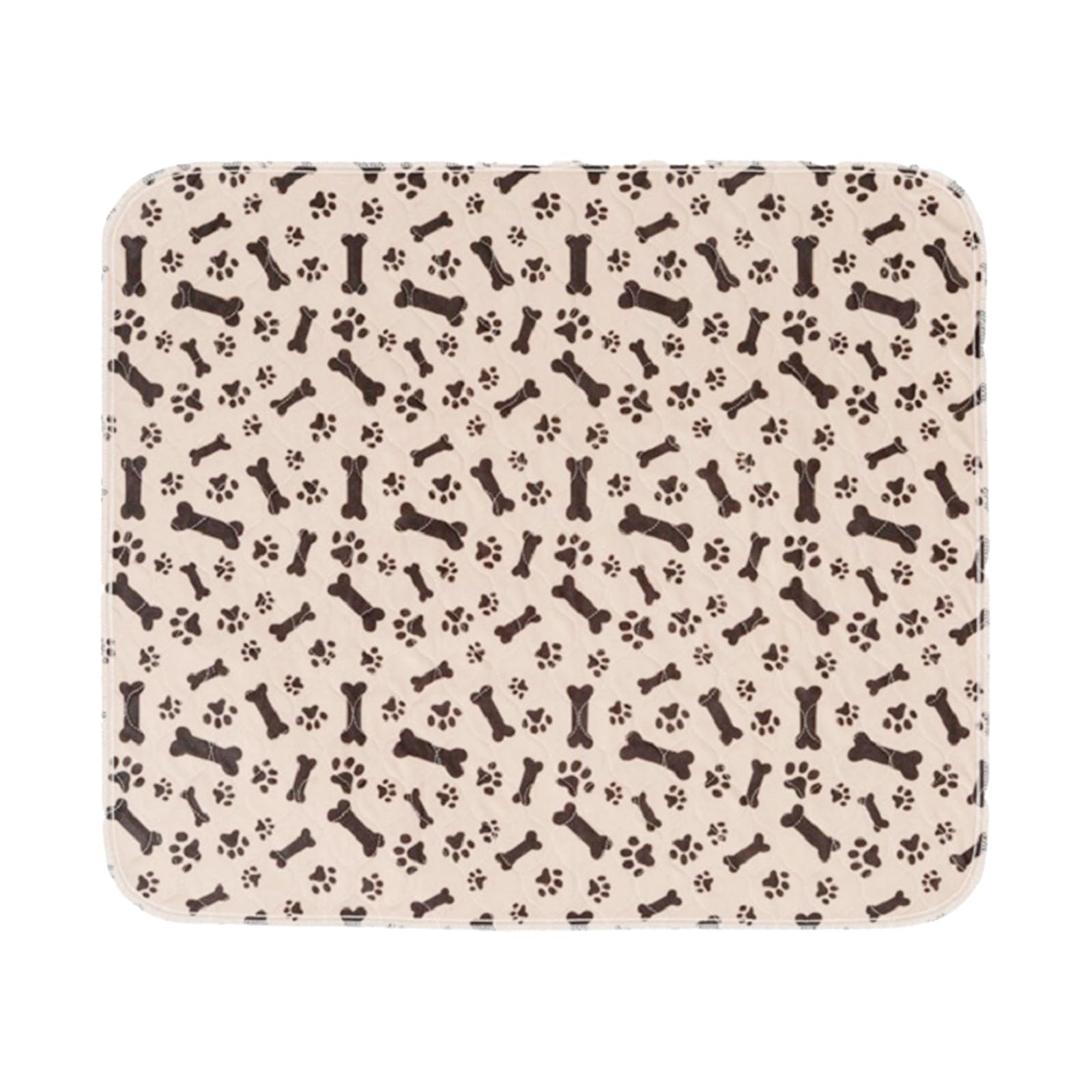Generic Printed Washable Dog Pee Pad Leakproof Reusable Puppy Pad Odor Proof Portable Pet Sleeping Mat for Playpen Crate Whelping Box Potty Training