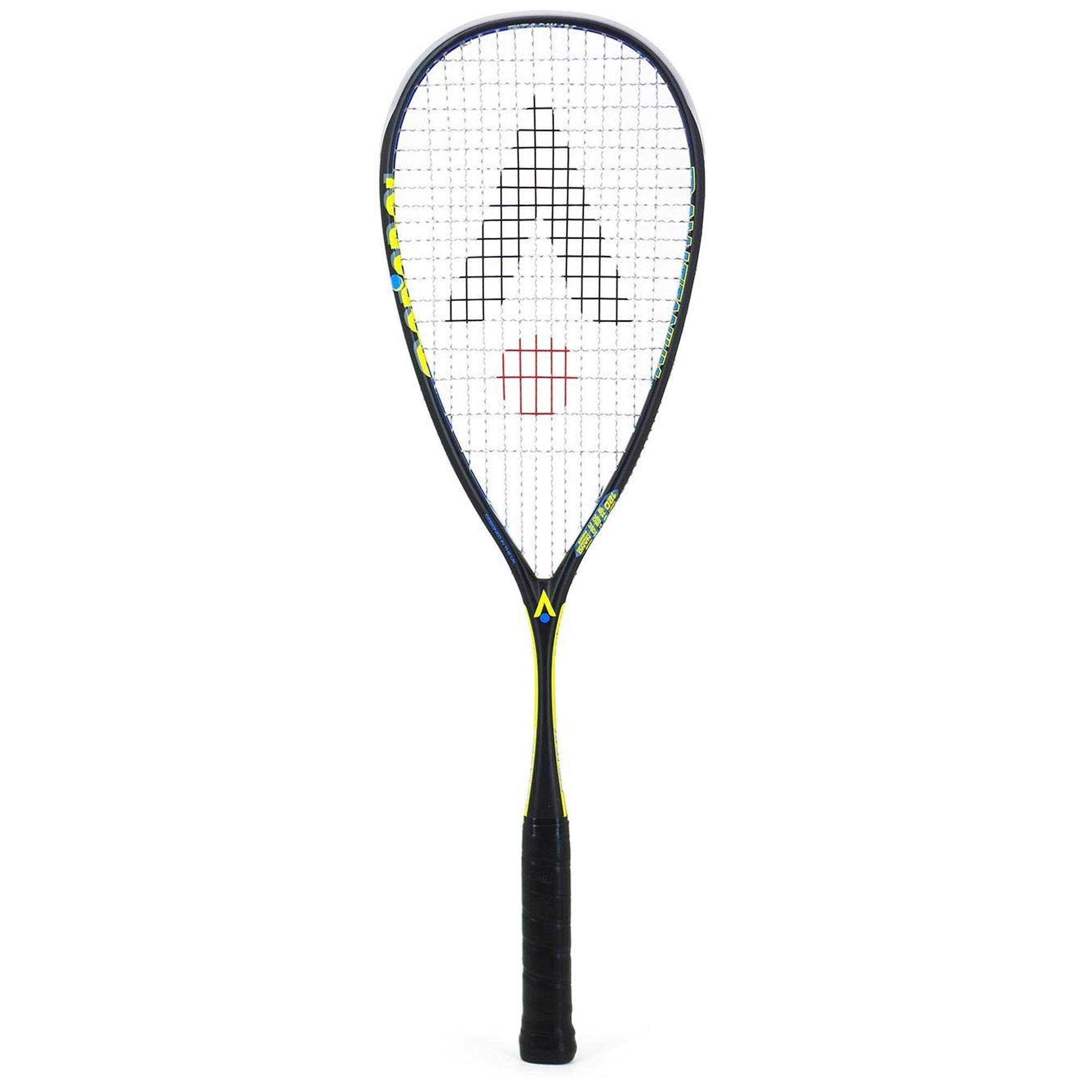 Karakal - Raquette de Squash Raw 120 mais Faible Poids - Raquette Nano Graphite/Titane - Housse complète Inclus
