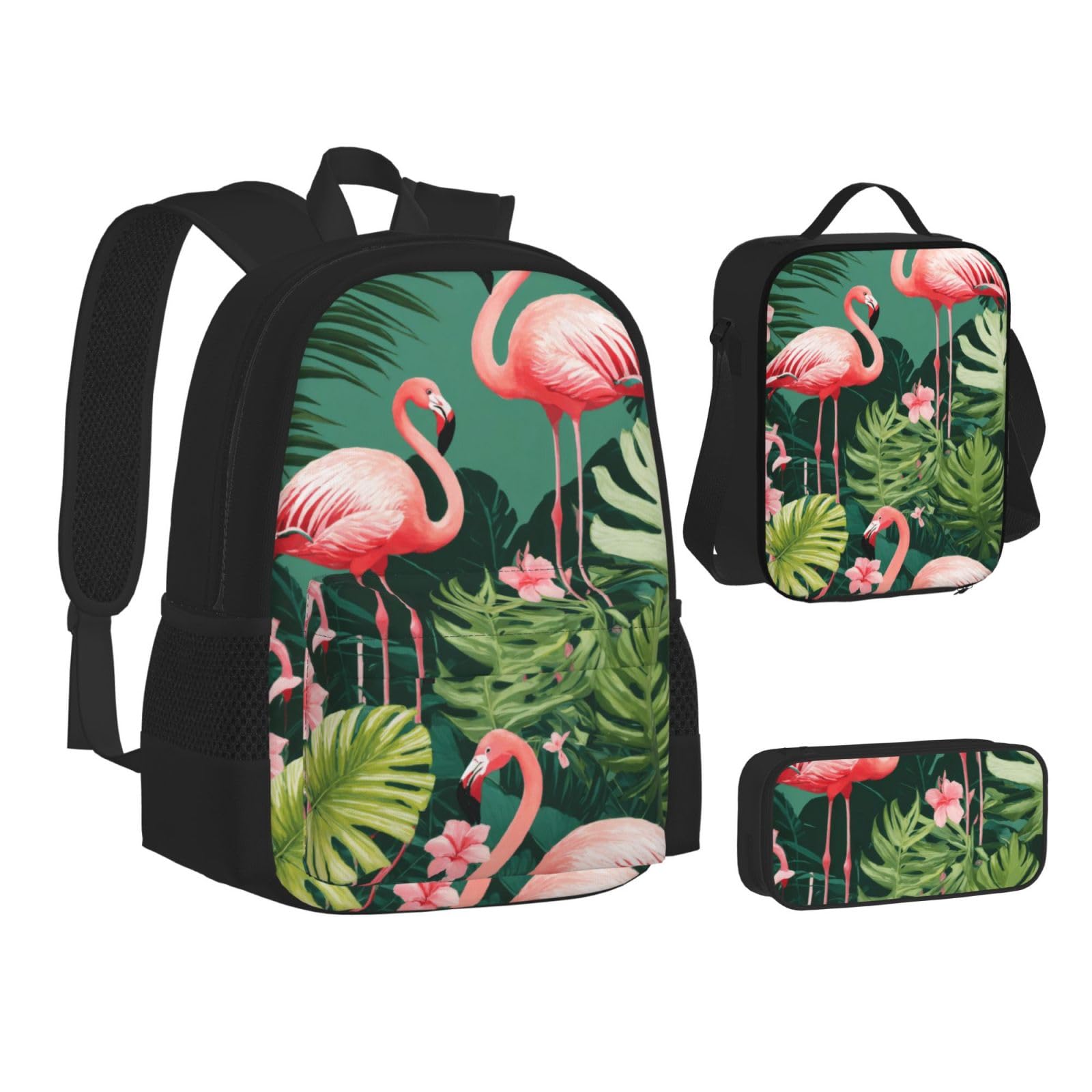 Zaino, borsa portapranzo, astuccio, set da 3 pezzi, per lavoro e