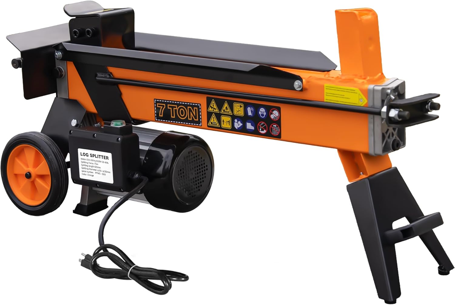 7 Ton Electric Log Splitter