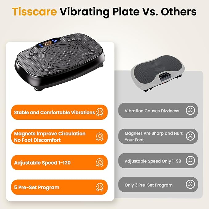 Plataforma Vibratoria TISSCARE para Ejercicio y Pérdida de Peso miniatura 8